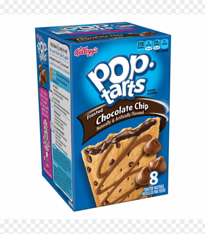 Chocolate Kellogg's Pop-Tarts Chip Cookie Dough Toaster Pastries Frosting & Icing Pastry Frosted Fudge PNG