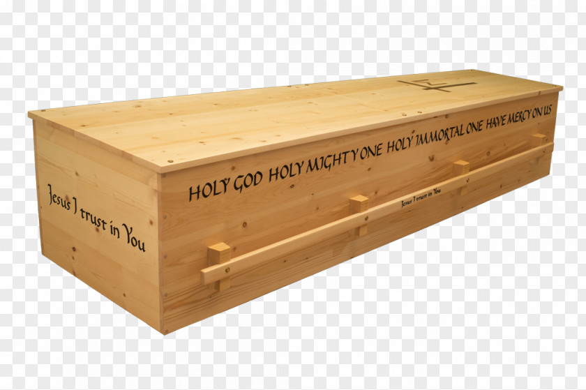 Coffin Casket Wood Crate Box PNG