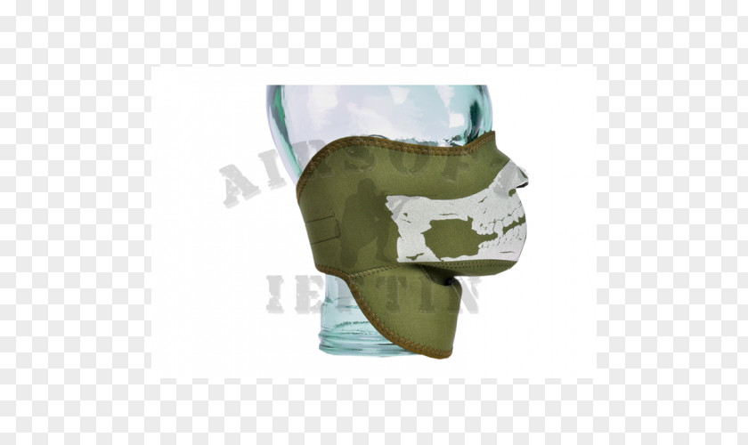 Death's Head Product Design Green Knee Camouflage PNG