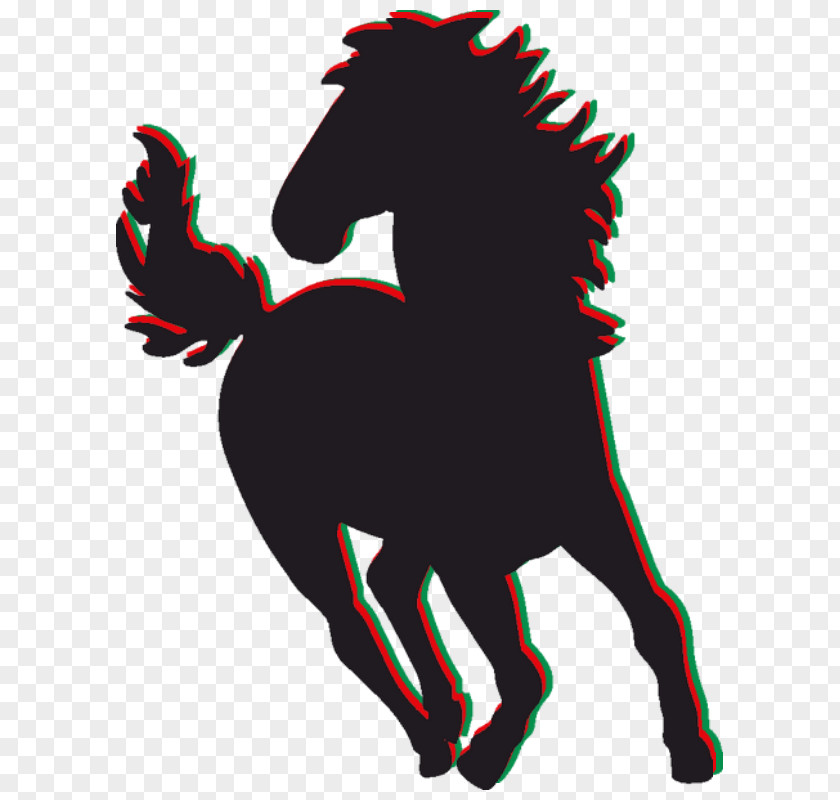 Horse Silhouette Stencil PNG