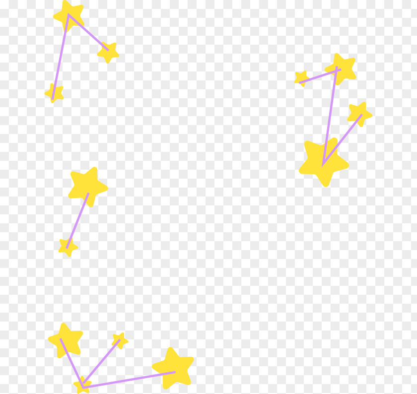 Vector Cartoon Stars Petal Desktop Wallpaper Yellow Pattern PNG