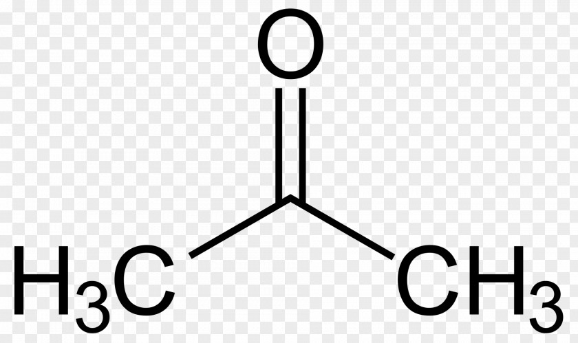 Acetone Chemical Compound Structural Formula Methyl Group PNG