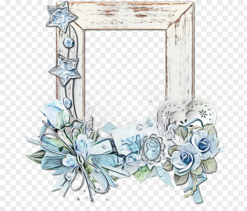 Flower Interior Design Watercolor Floral Frame PNG