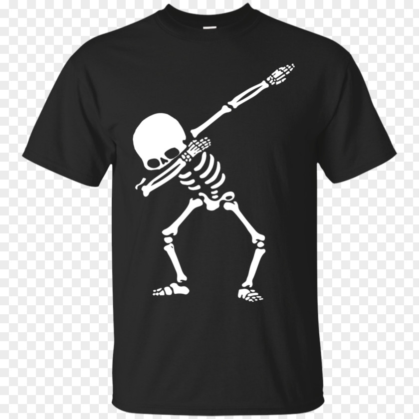 T-shirt Hoodie Dab Skeleton PNG