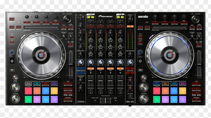 Pionner DJ Controller Pioneer DDJ-SX2 Disc Jockey Virtual PNG