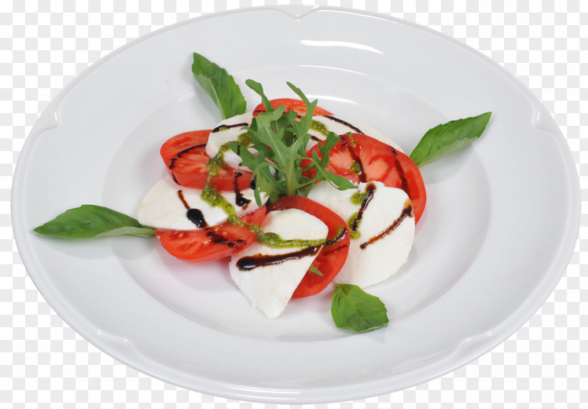 Salad Caprese Bruschetta Pesto Mozzarella Recipe PNG