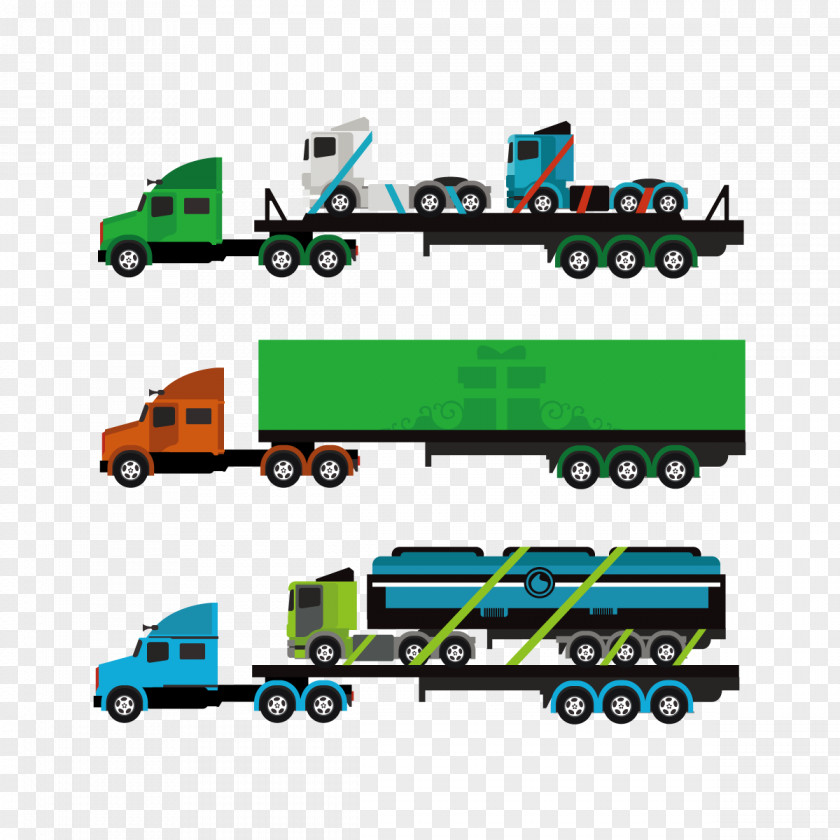 Vector Big Truck Car Motor Vehicle Automotive Design PNG