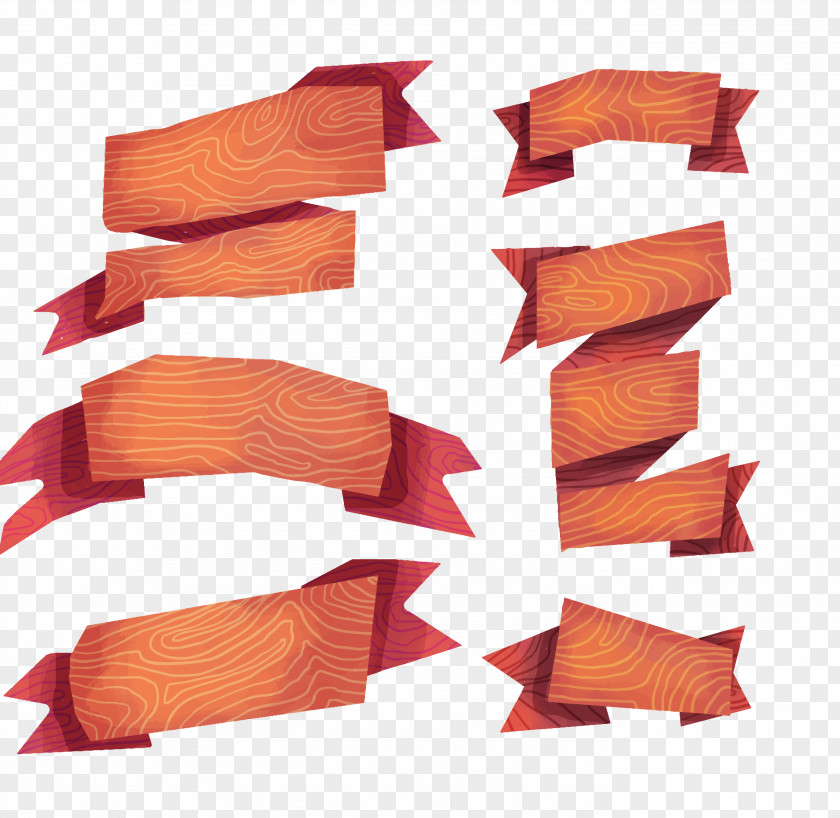 Vector Retro Ribbon PNG