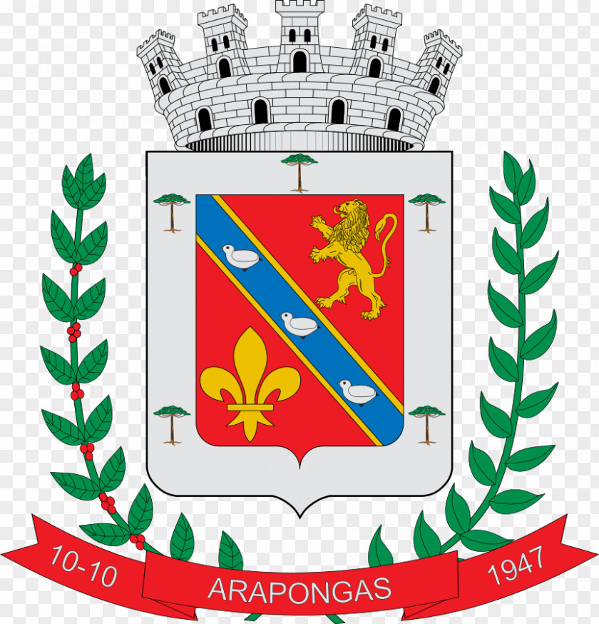 Arapongas Coat Of Arms Arapoti Heraldry Or PNG