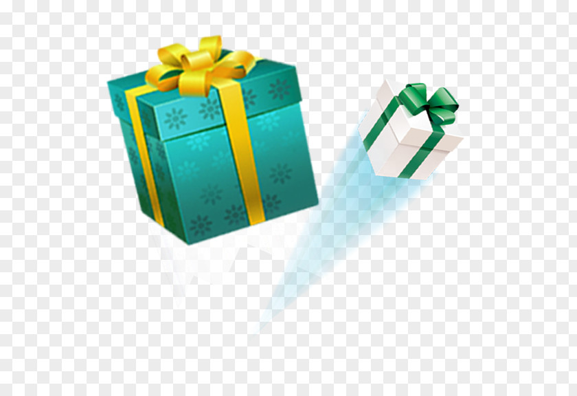 Fly Gift Box Christmas Clip Art PNG