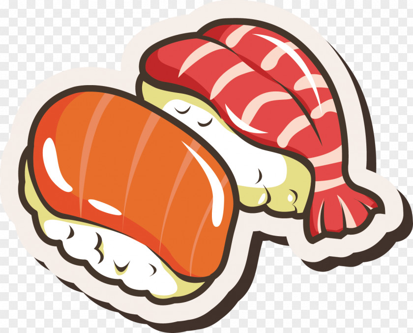 Japanese Sushi Menu Cuisine Makizushi Food Illustration PNG