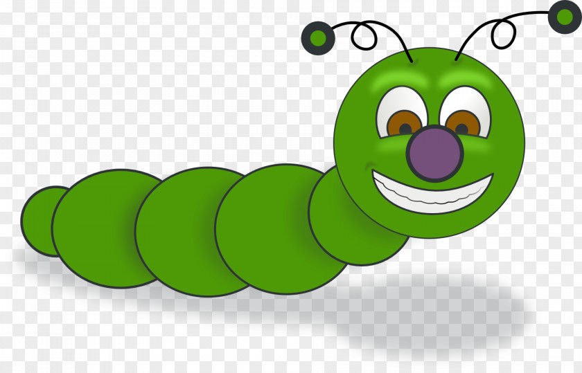 Roach Worm Green Clip Art PNG