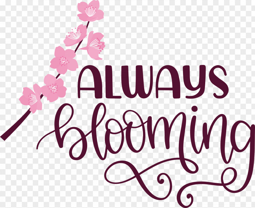 Always Blooming Spring PNG