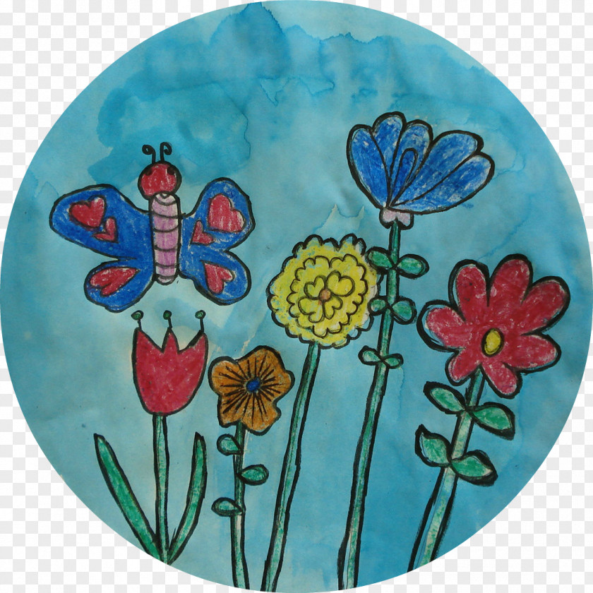 Butterfly Avond (Evening): The Red Tree Blue Turquoise PNG