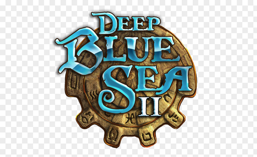 Deep Blue Sea Logo Casual Game Font PNG