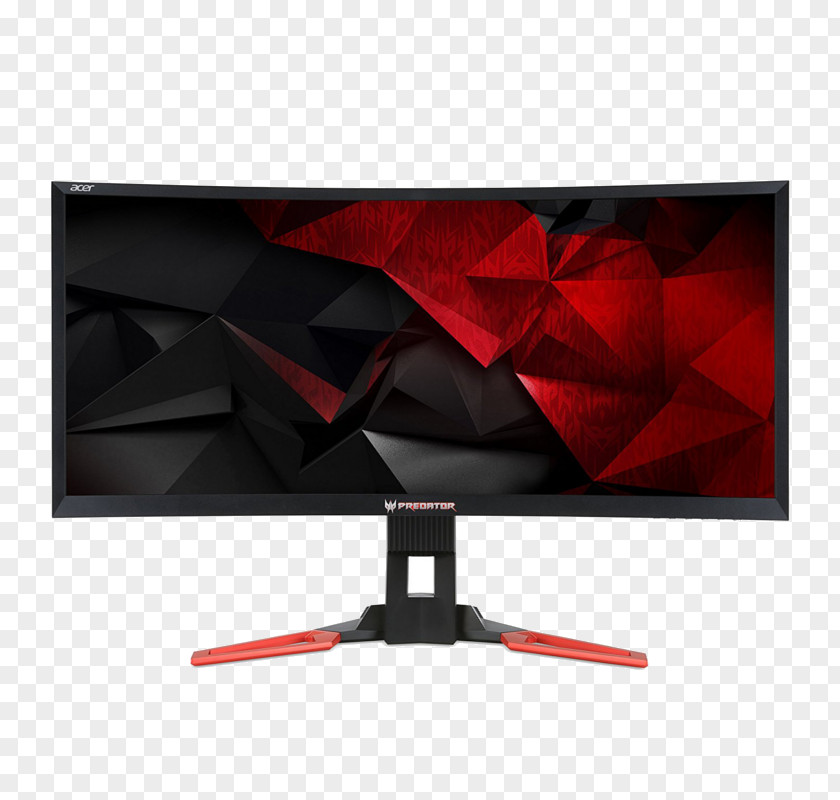 Predator X34 Curved Gaming Monitor Acer Z Computer Monitors Aspire Nvidia G-Sync PNG