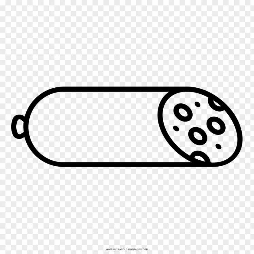 Sausage Salami Drawing Coloring Book Chorizo PNG