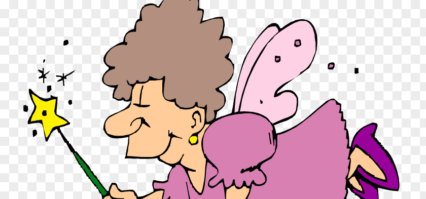 Thumb Child Fairy Godmother PNG