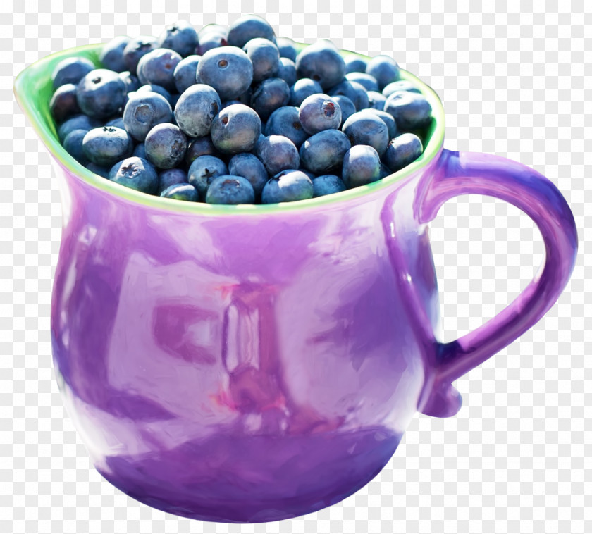 Blueberries In Jug Blueberry Tea Download PNG