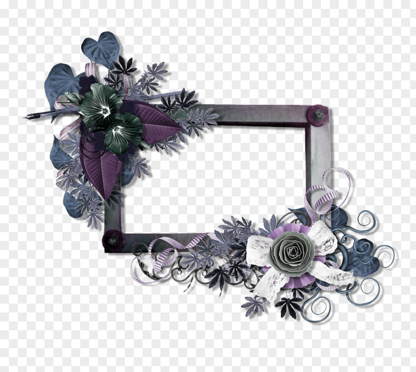 Cluster Frames Cut Flowers PNG