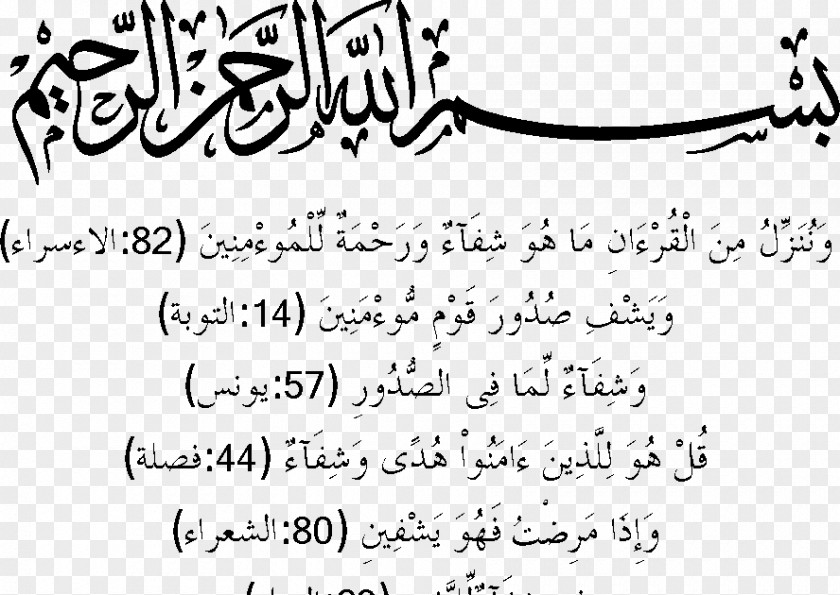 Islam Basmala Arabic Calligraphy Allah PNG