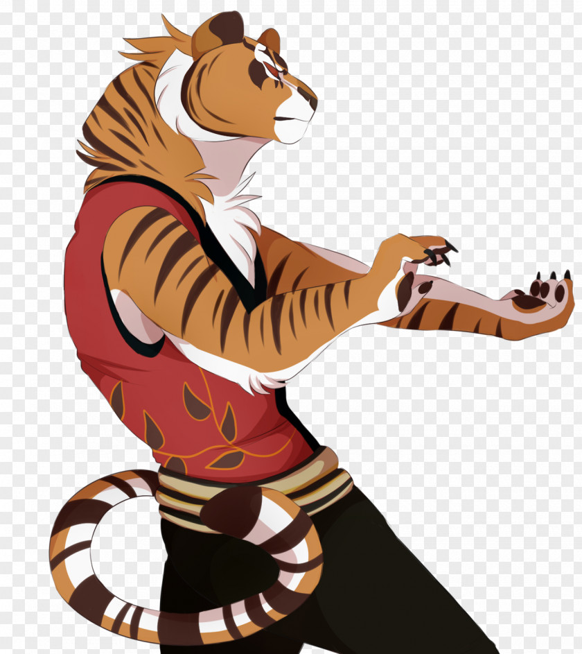 Kong-fu Tiger Tigress Kung Fu Panda Art Cat PNG