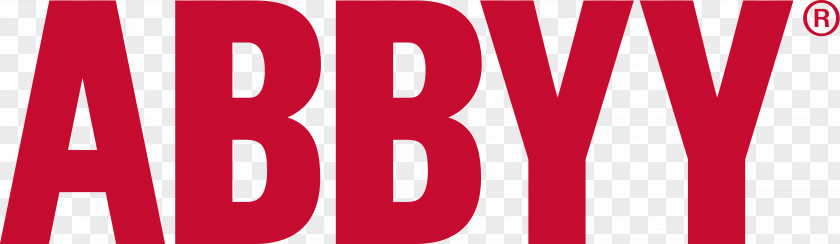 Logo ABBYY USA Software House, Inc. FineReader Font PNG