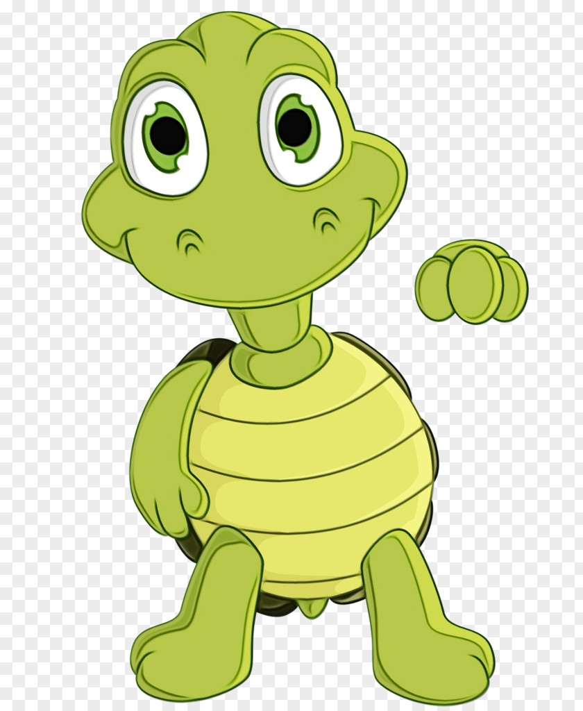 Sea Turtle Fictional Character Green Tortoise Cartoon Reptile PNG