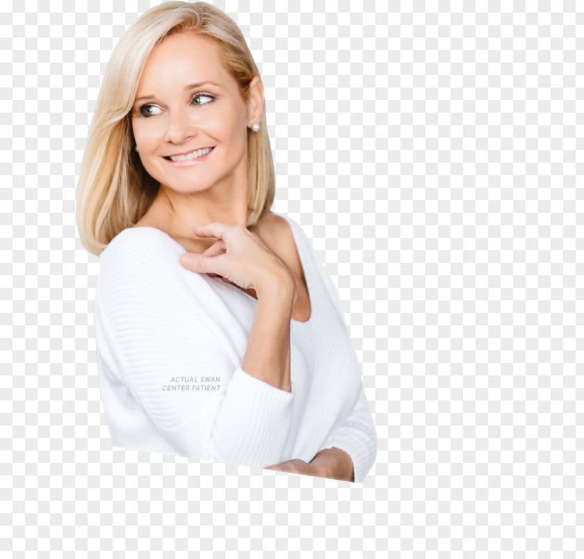Swan Center For Plastic Surgery Blond Beauty.m PNG
