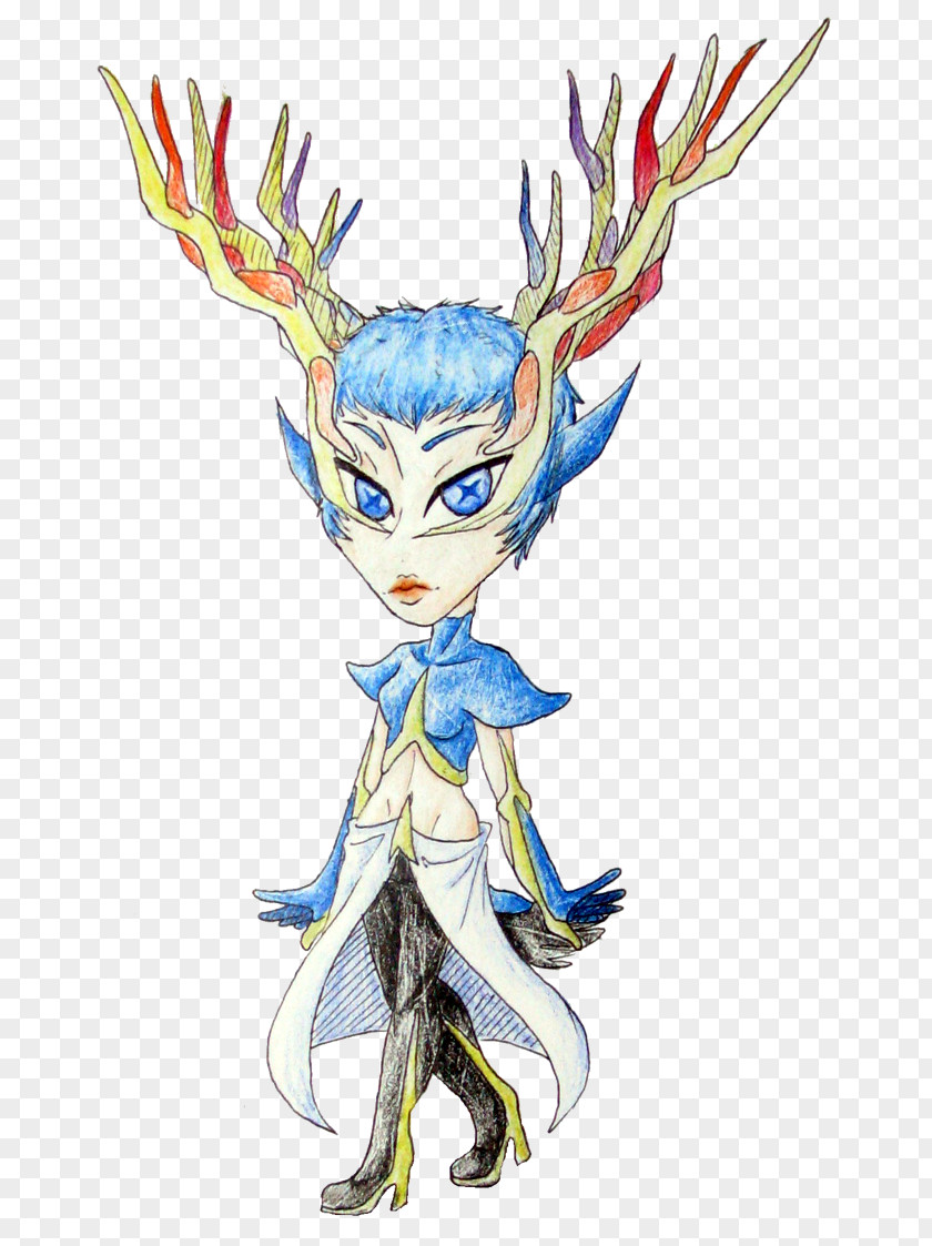 Deer Fairy Costume Design Antler PNG