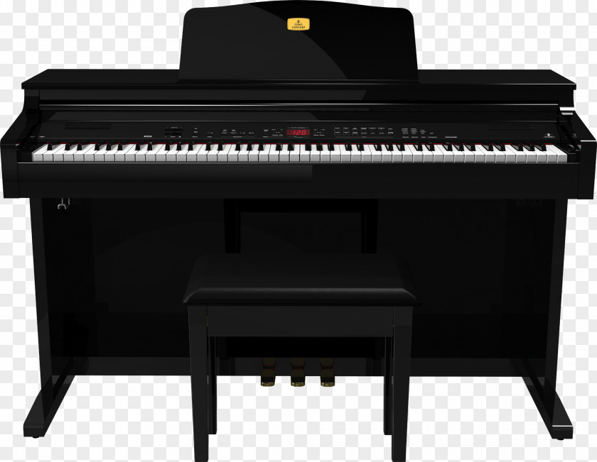 Piano Digital Electric Electronic Keyboard Player Fortepiano PNG