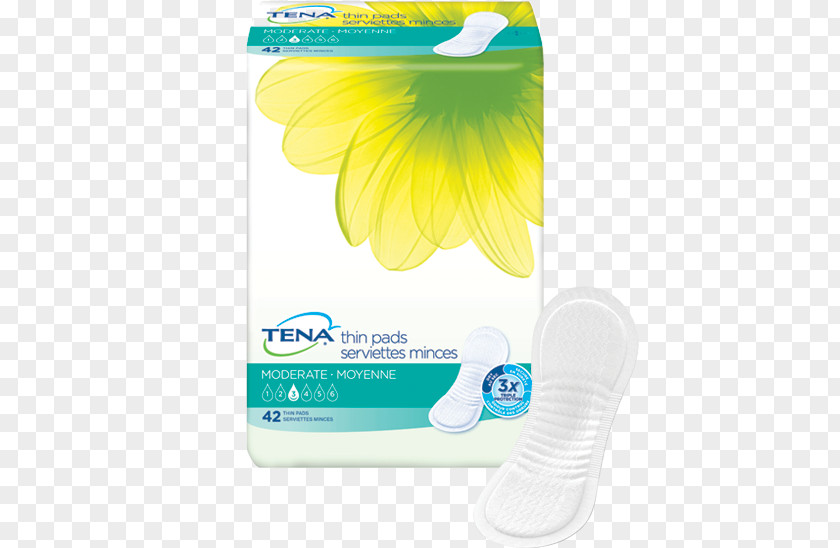 Super Absorbent TENA Incontinence Pad Pantyliner Urinary Adult Diaper PNG