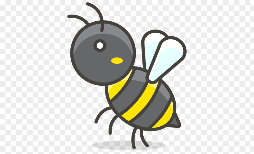 Bee Honey Insect Emoji Clip Art PNG