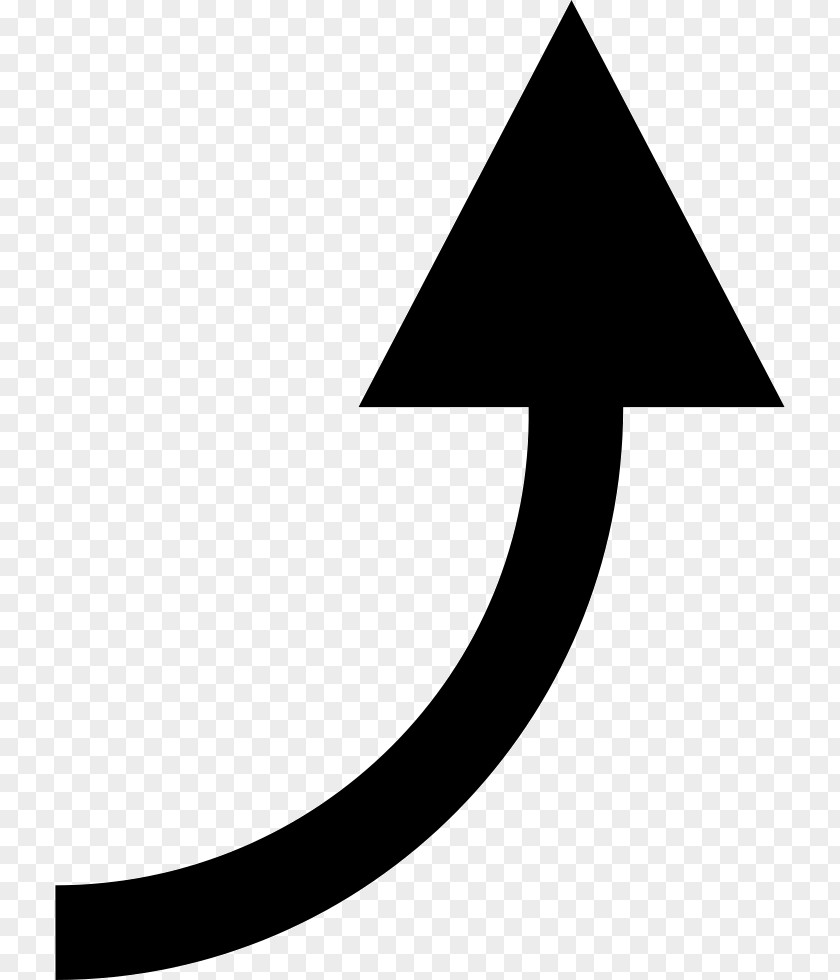 Bending Arrow Curve PNG