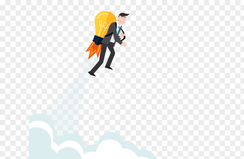 Fly With You Businessperson Computer File PNG