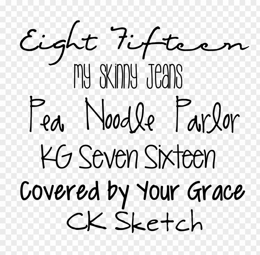 Handwriting Drawing Typography Point Font PNG