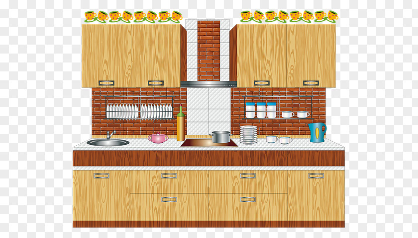 Interior Design Cupboard Wood Table PNG