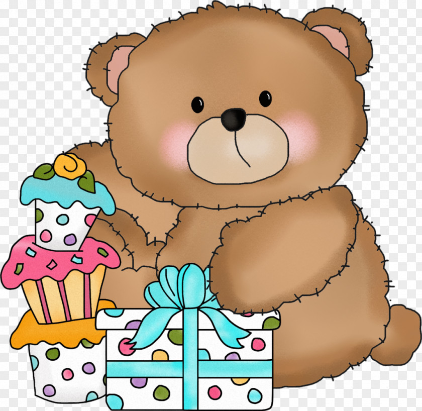 Bear Clothing Birthday Infant Gift PNG