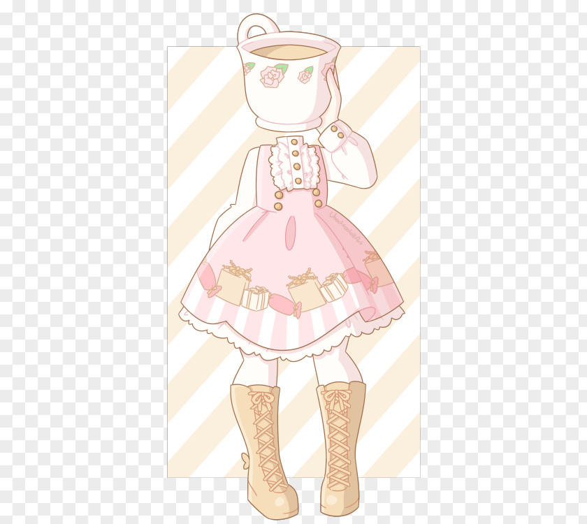 Dress Costume Design Sketch PNG