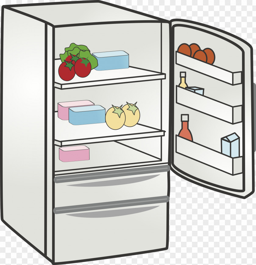 Refrigerator Home Appliance Clip Art PNG