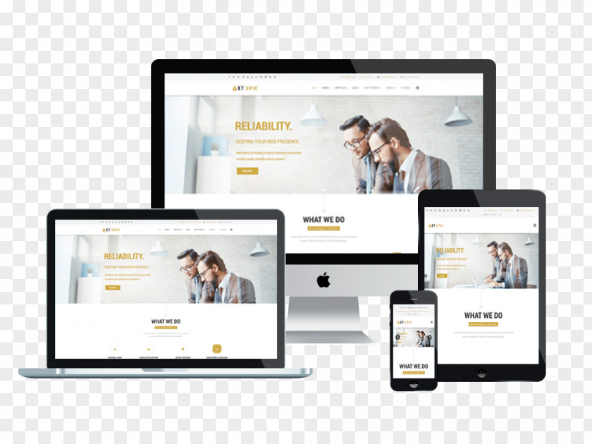 Vote Online Web Template Responsive Design WordPress System Theme PNG