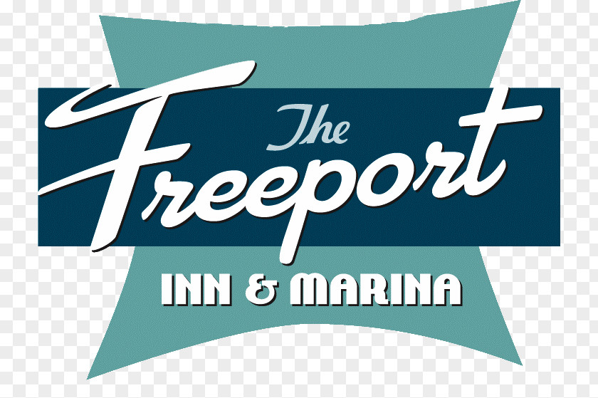 The Freeport Inn And Marina Logo Nautical Mile Brand Banner PNG
