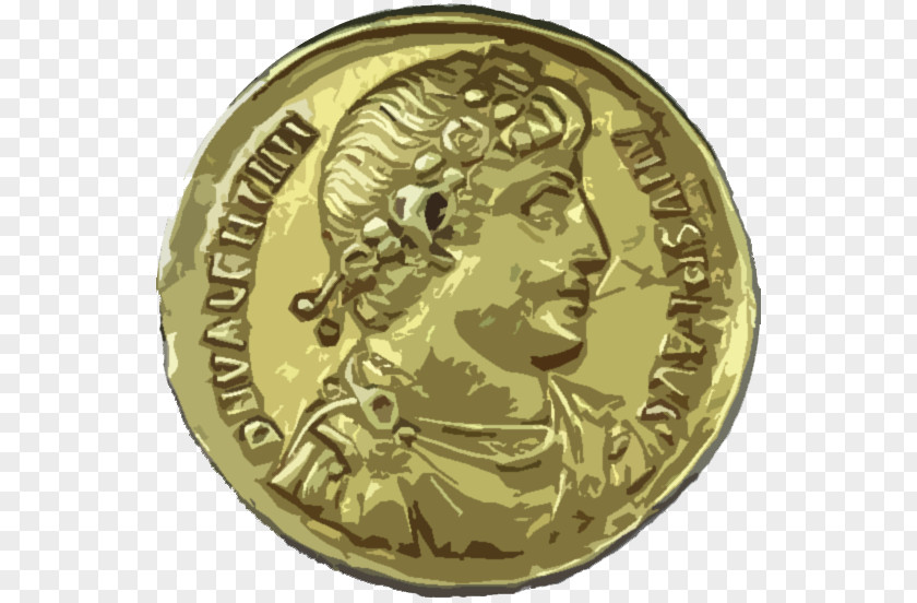 Coin Gold Ancient Rome Roman Currency PNG