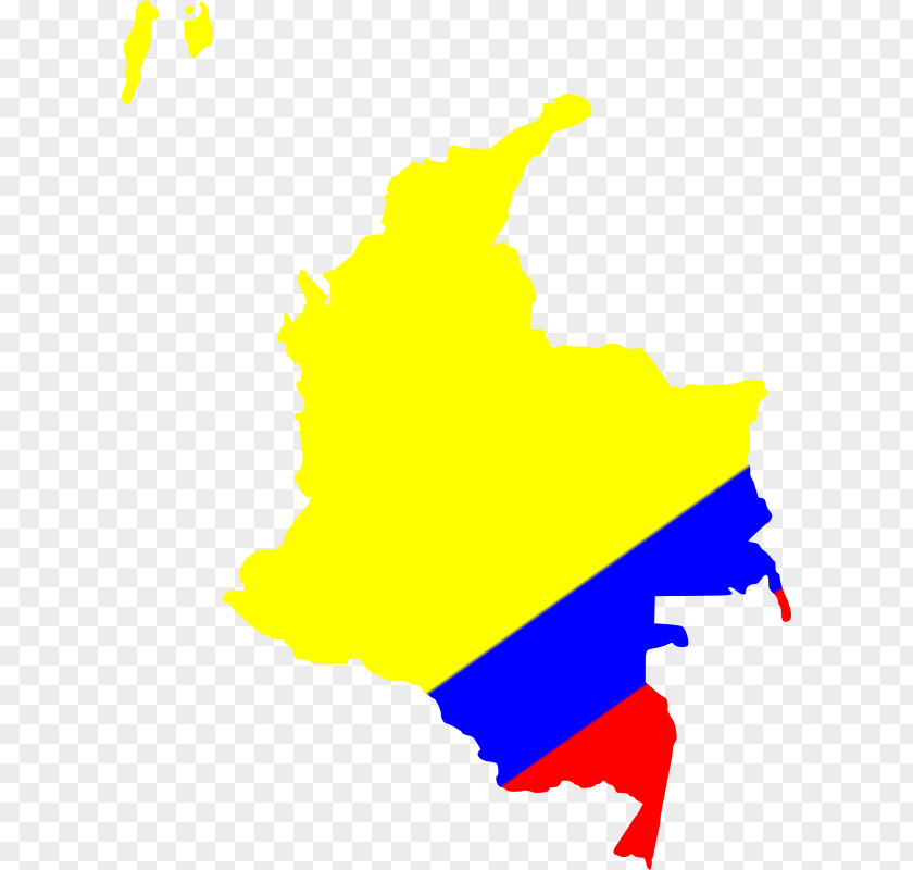 Colombia Vector Map Clip Art PNG