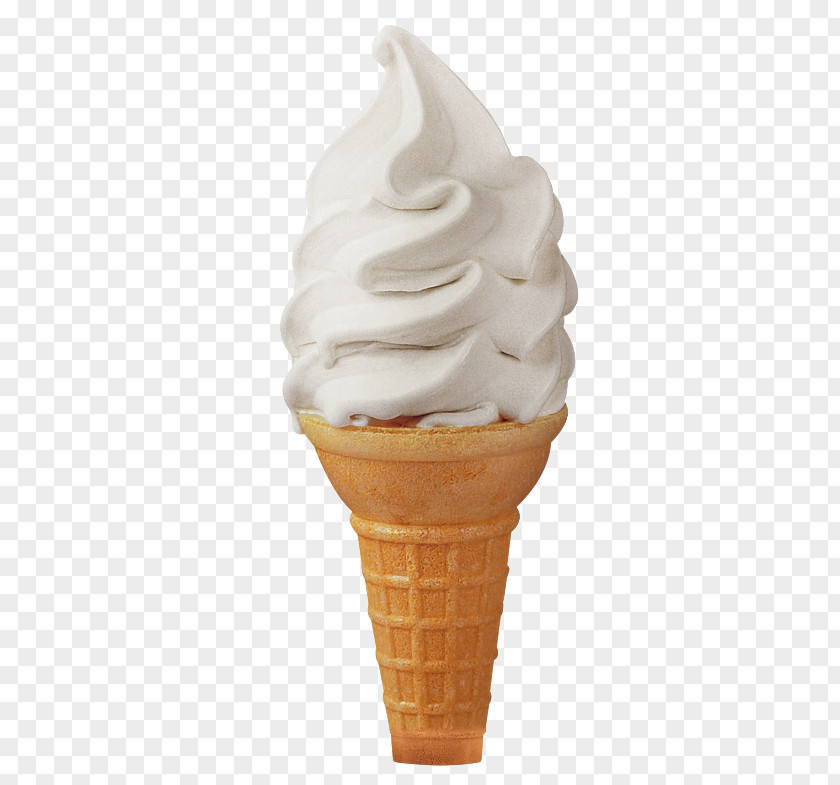 Ice Cream Cones Soft Serve Vanilla PNG