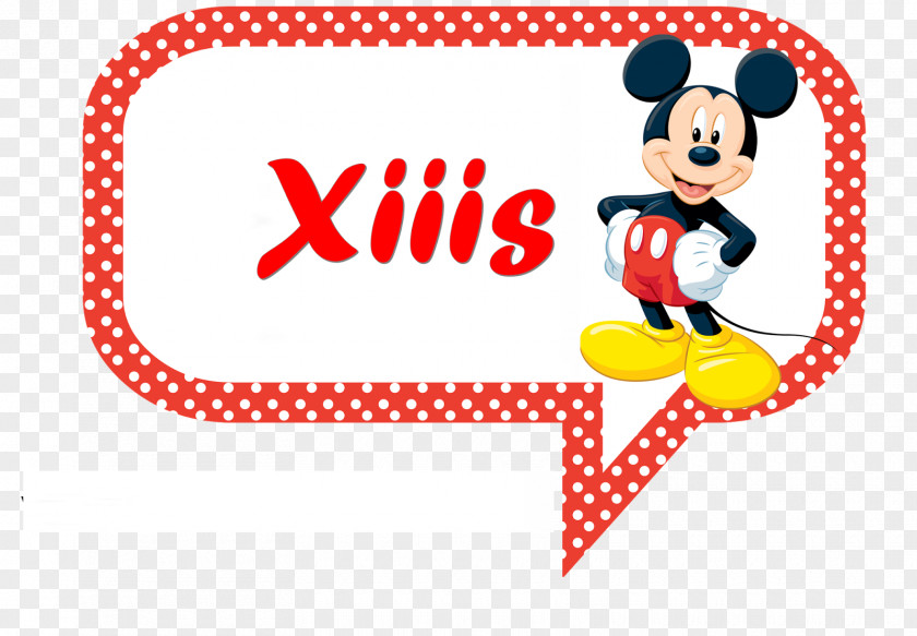 Mickey Mouse Minnie Party Birthday PNG