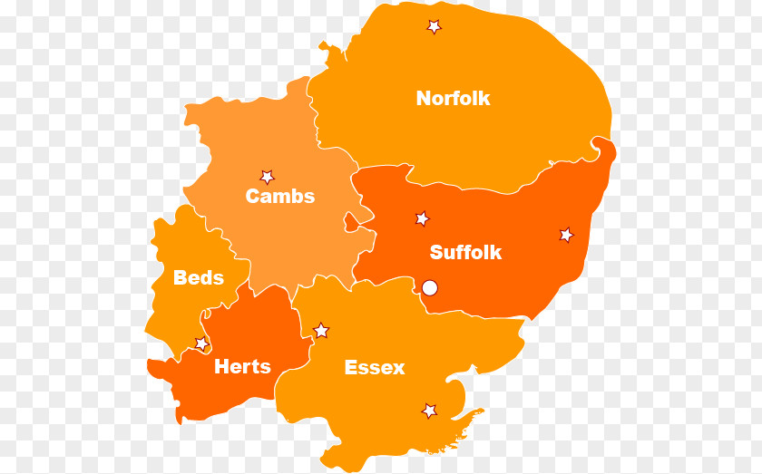 Saffron Walden Map Suffolk Norfolk Cambridge Essex Northern England PNG