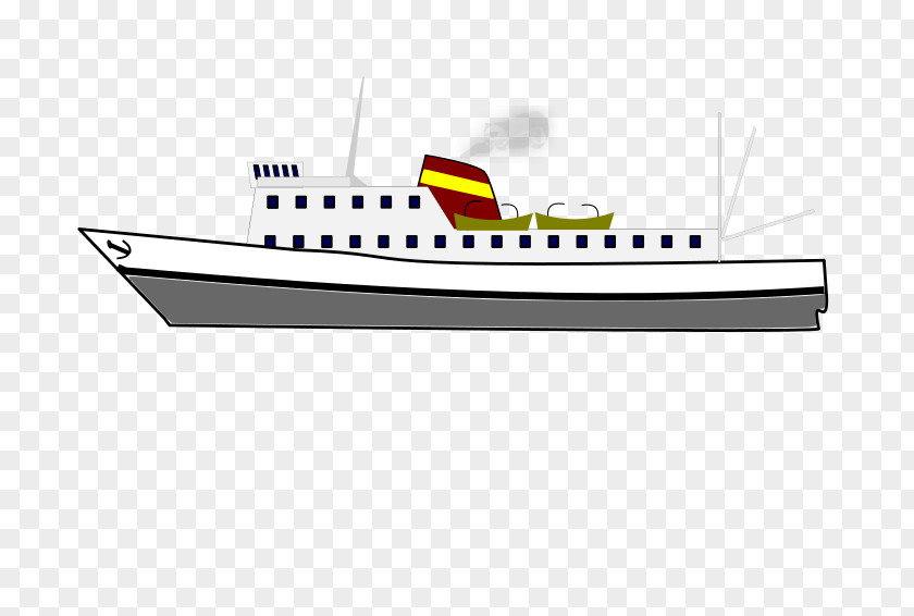 Steamship Passenger Ship Water Transportation Clip Art PNG