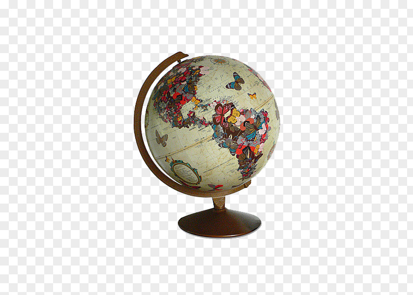 Table Pendulum Globe World Work Of Art ImagineNations By Wendy Gold PNG