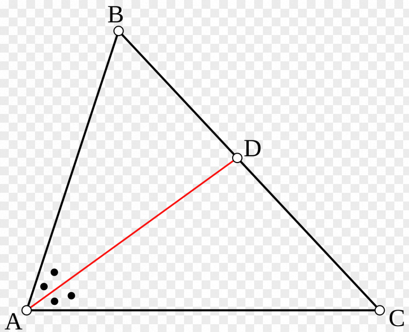 Triangle Angle Bisector Theorem Bisection Right PNG
